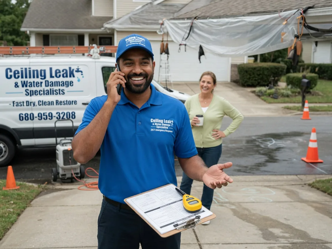 Ceiling Leak Cleanup Cubero, NM FAQs